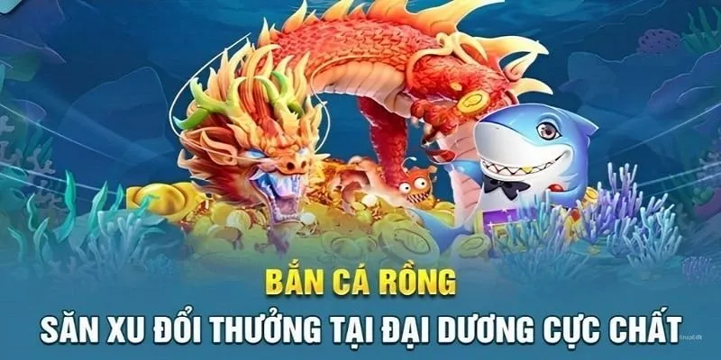 Hình ảnh rồng thần xuất hiện giữa đại dương huyền bí đầy kịch tính