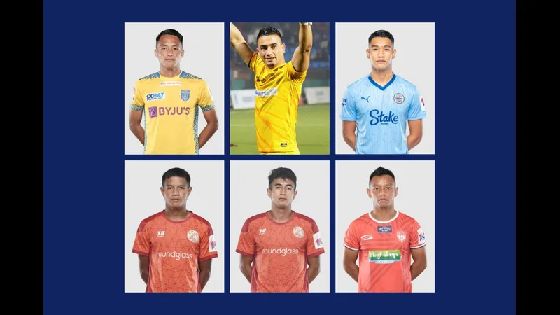 Cầu thủ Meghalaya chạy nhanh với bóng trước cầu thủ Services Cầu thủ Meghalaya chạy nhanh với bóng trước cầu thủ Services